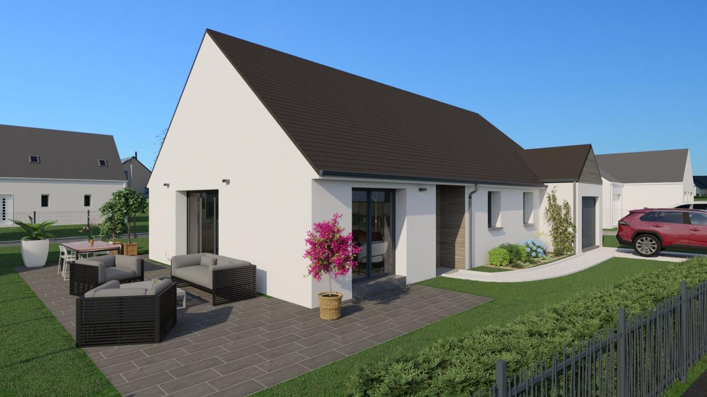 Maison en campagne proche de la ville